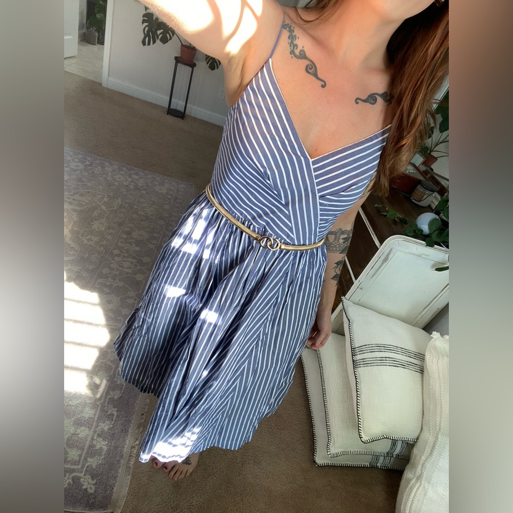 J. Crew Seeksucker dress with pockets!